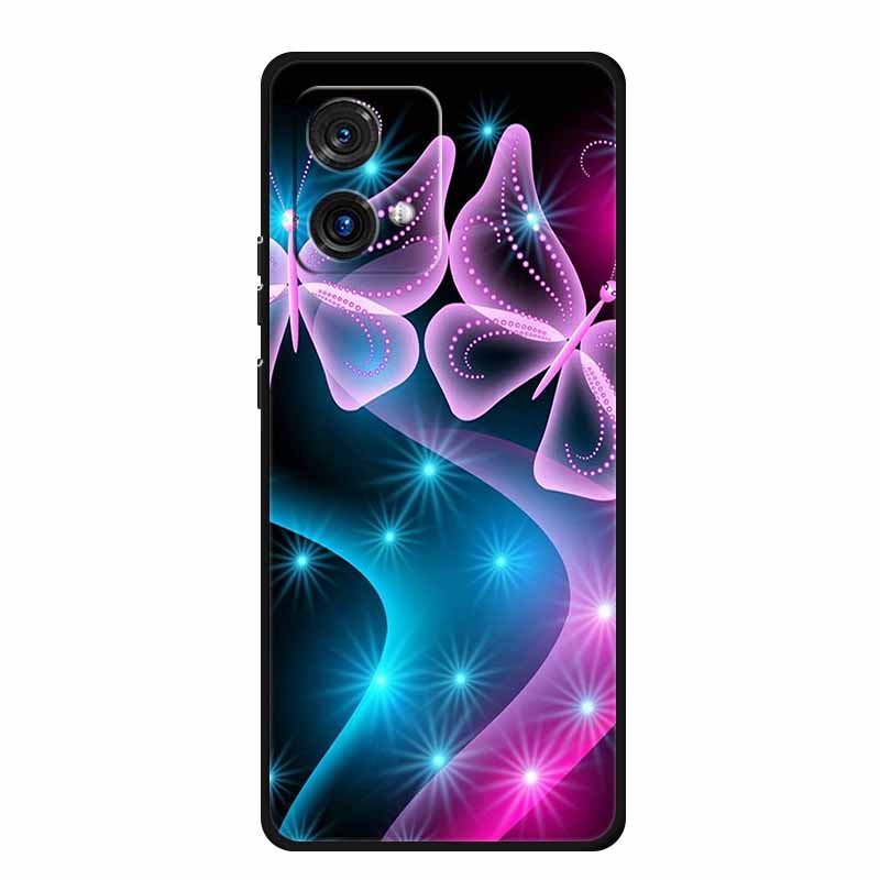 Для Motorola Moto G84 G54 5G Чехол Роскошный Мягкий Силиконовый ТПУ Задняя Крышка Телефона для Moto G54 MotoG84 Защитный Ударопрочный Fundas