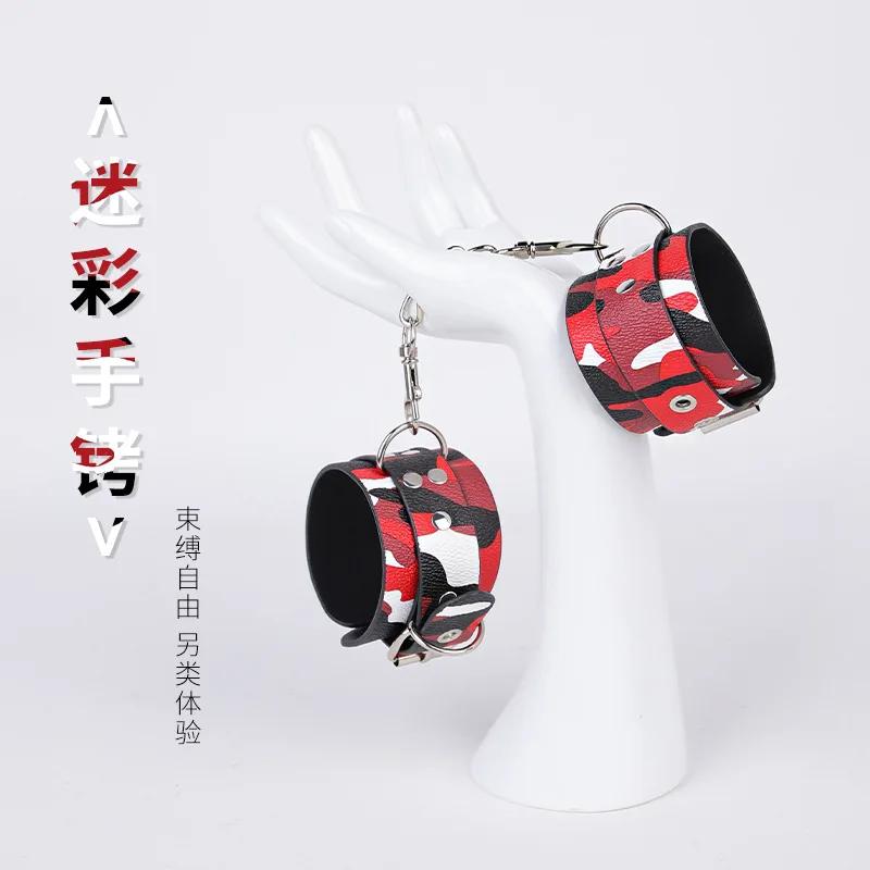 Women Erotic Flirting Leather BDSM SM Sex Toys Adult Games HandCuffs Ankle Cuffs Restraints Bondage Fetish Slave For Couples