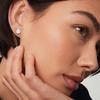 KRKCLIFE Один Серьга Муассанит Женская Подходит для Обеих Ушей 0.31.5ct Сертифицирован GRA Штифт из Серебра S925 Золотой Унисекс Простые Серьги-Гвоздики Поставляется в Подарочной Коробке