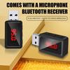 Автомобильный Bluetooth 5.3 FM-передатчик USB беспроводной аудиоадаптер с микрофоном Hands-Free звонки музыка для автомобильной аудиосистемы