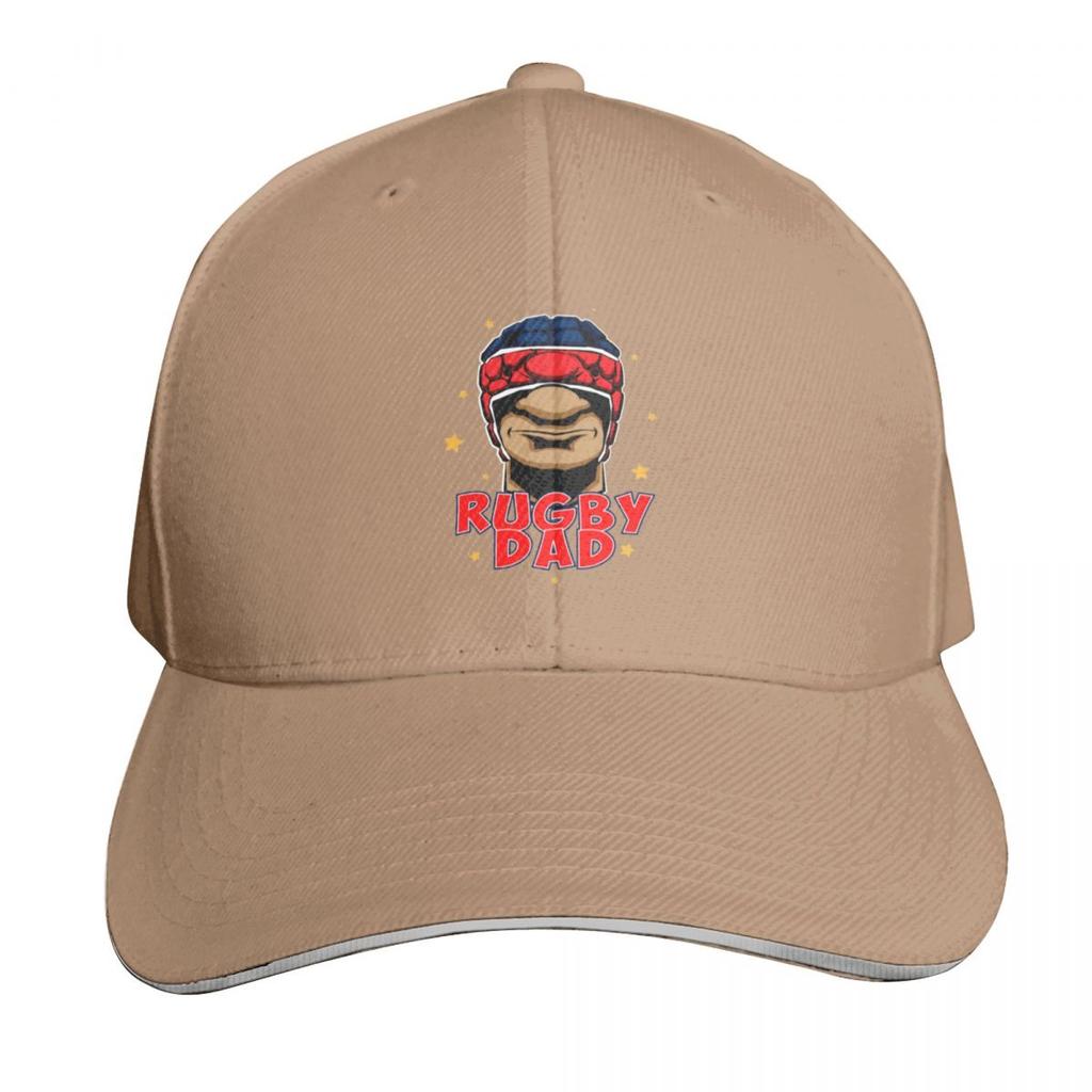Rugby Dad Rugby Gift Rugby Union Art Rugger Baseball Cap Men Women Casual Summer Sport Sun Cap