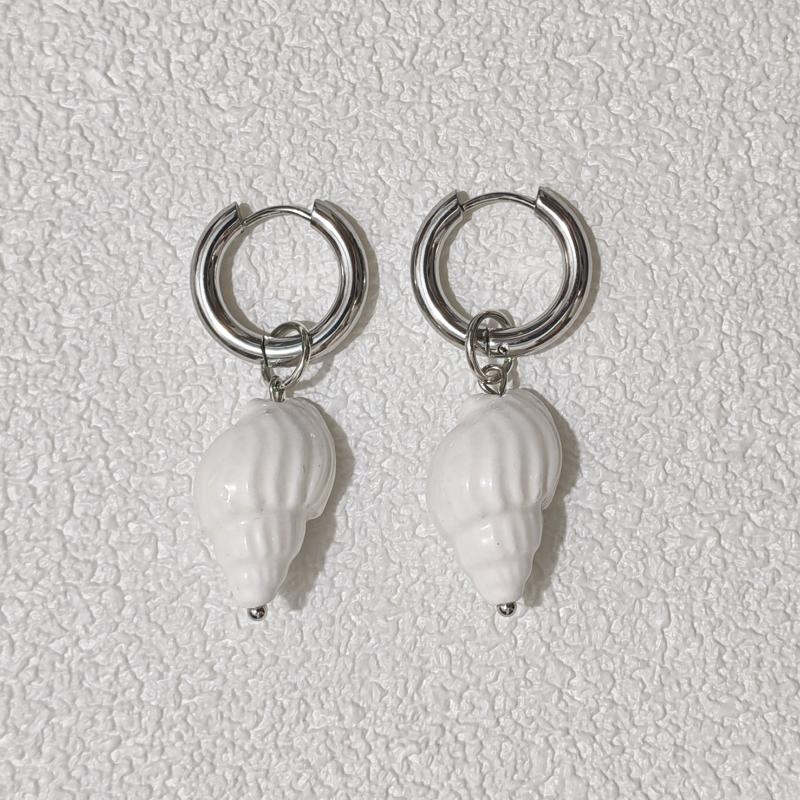 Модные асимметричные серьги-подвески в виде сердца и звезды для женщин, простые геометрические круглые серьги-кольца, ювелирные аксессуары, подарок