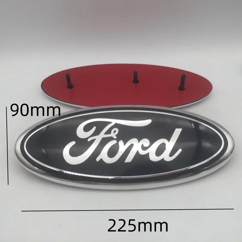 Car Sticker Ford 1pcs 3D for ford blue black 225mmx90mm Car Front Head Hood Bonnet Emblem Rear Tail Bumper Trunk Sticker Badge D