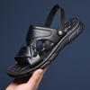 Fashion2024 Мужские модные сандалии ручной работы из кожи, сандалии для мужчин, удобная и прочная летняя обувь для отдыха на открытом воздухе, большой размер 38-48