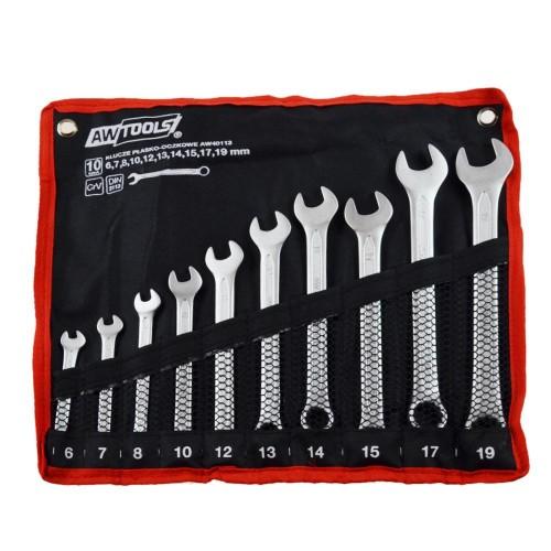 AW Tools Black Line Combination Spanner Set (Pack of 10)