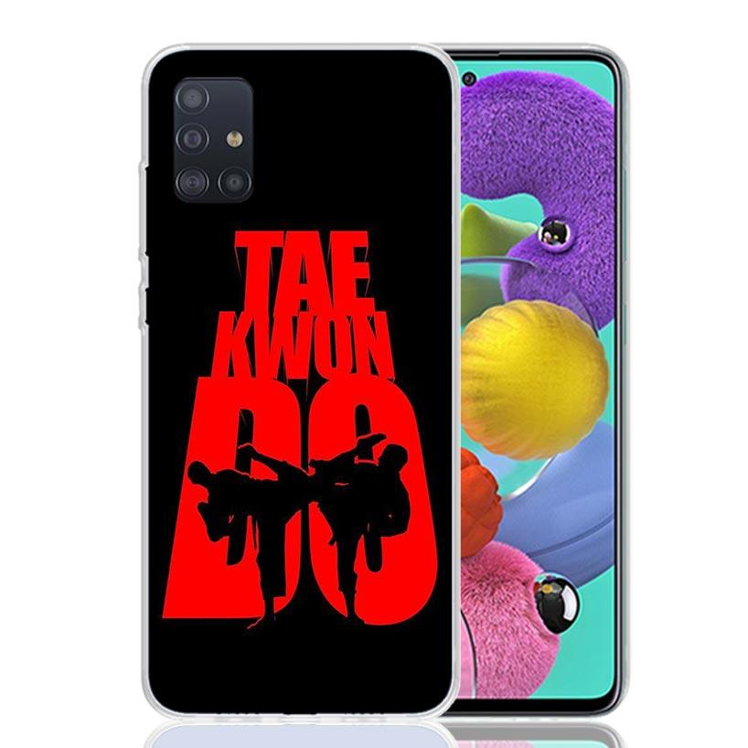 Чехол для телефона Kungfu Taekwondo для Samsung Galaxy A52 A32 A22 A12 A02S A50S A30S A51 A31 AA71 Note 20 Ultra 10 S10 Plus Galaxy A52