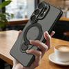 Чехол-подставка-кольцо Magsafe Charge 360 для Samsung Galaxy S26 Plus Ultra Матовый Противоударный Бронированный Магнитный Мягкий Чехол