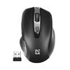 Defender PRIME MB-053 Wireless Mouse, Optical, Non-click, Silent, 1600dpi, Black