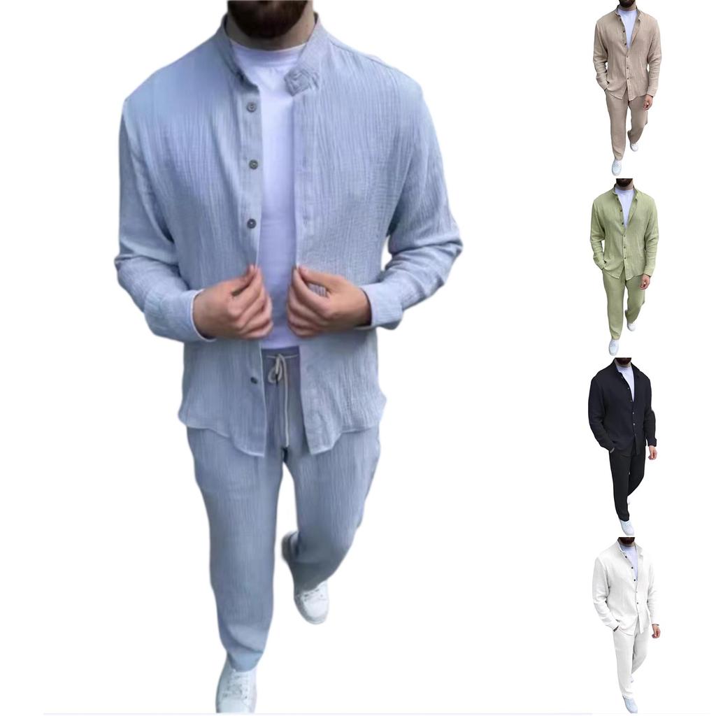 Мужской костюм, тонкий костюм-двойка, деловая вечеринка, пальто и брюки