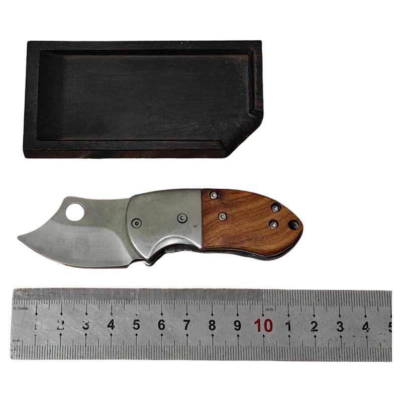 Purple Heartwood Incense Cutting Set: Board, Knife, Fire Separator, and Charcoal - Kodo Accessories