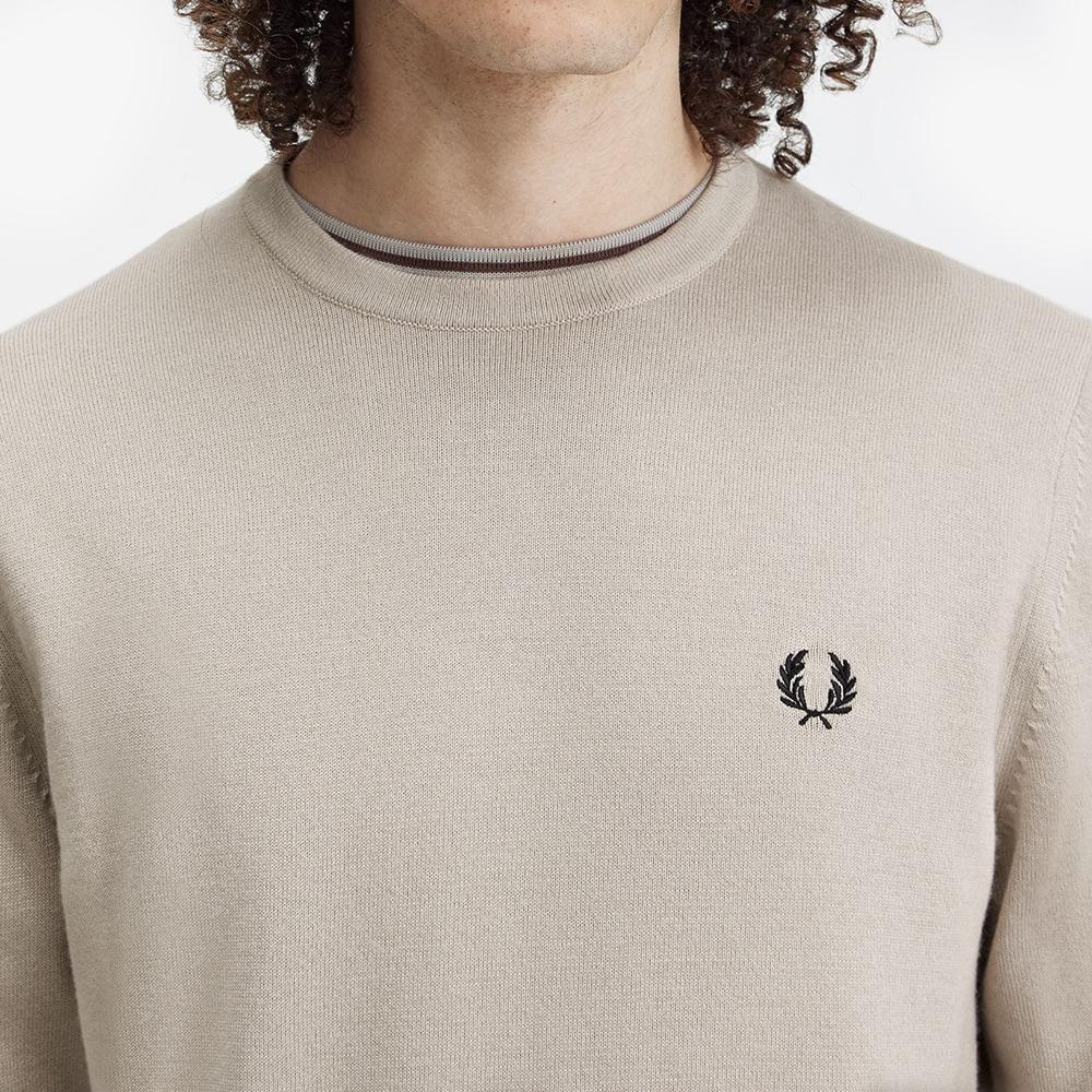 Fred Perry [Baseline] Классический джемпер с круглым вырезом из шерсти мериноса (V72) Afpm2419601-V72