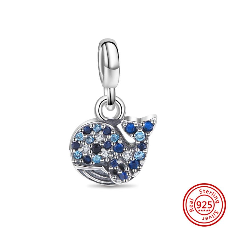 Стерлингового Серебра 925 пробы, мини-подвески серии Me, бусины, подходят для оригинального двойного звена, DIY браслет, женские подвески, ювелирные изделия