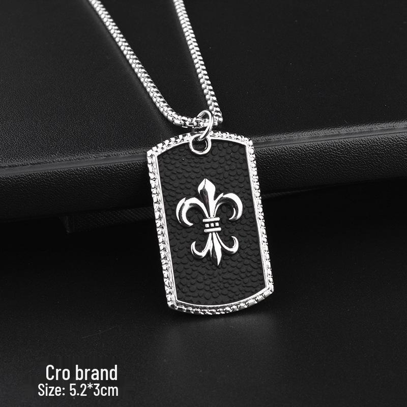 Модная подвеска в виде шестиконечной звезды, ожерелье из титановой стали для мужчин и женщин - хип-хоп стиль, цепочка для свитера, ювелирное изделие.