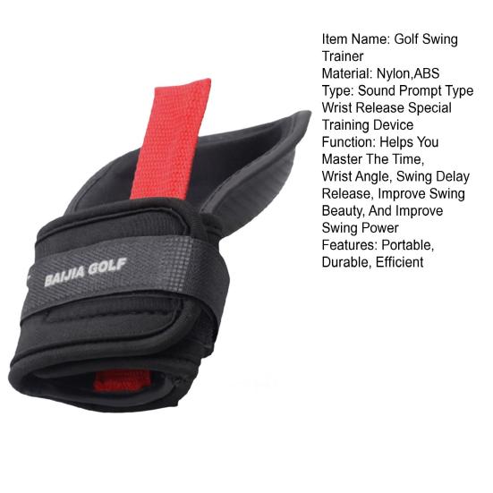 Golf Swing Trainer Golf Wrist Training Aid Swing Posture Corrector Golf Training Wrist Brace Equipment for Beginners