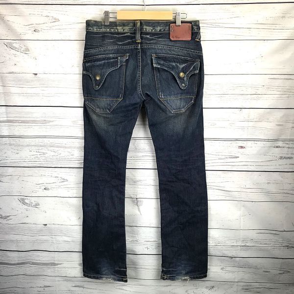 G-Star Raw Denim Pants Jeans Men S Blue Button Front(USED)