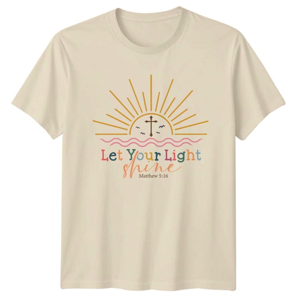 Let Your Light Shine Matthew TShirt Scripture Christian Inspirational
