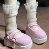 Heightened Thick Sole Bjd Doll Leather Shoes PU Dress Up 1/4 Doll Shoes 1/4 Doll's Shoes  Girl Toys