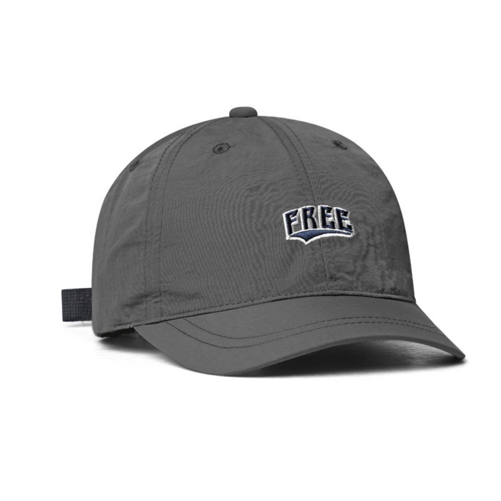 Quick-Drying Men Peaked Cap Japanese Casual Visor Hat Simple Short Brim Baseball Cap Women