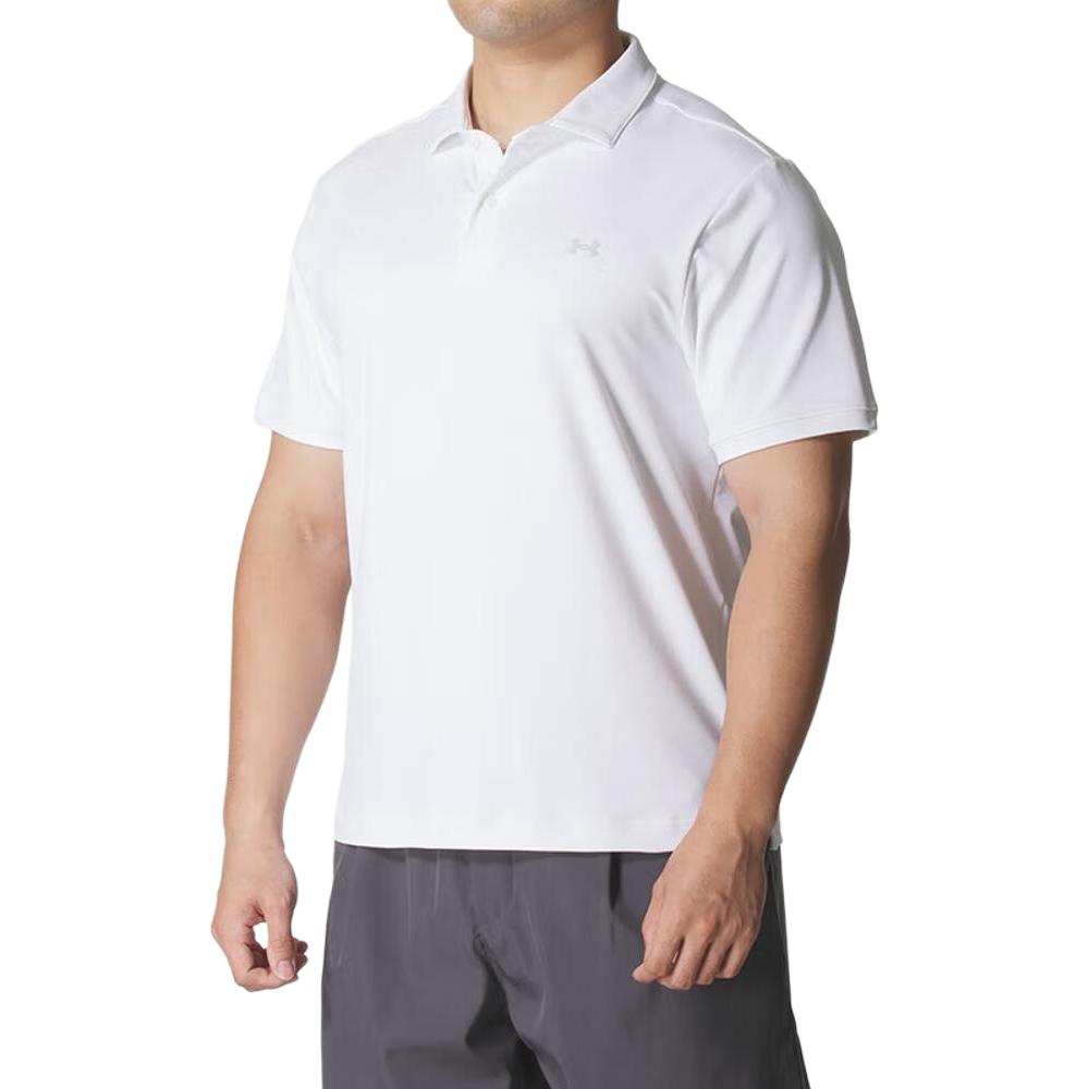 Men's Shirt Under Armour UA Drive Sport Piqué Polo Shirt Men's White