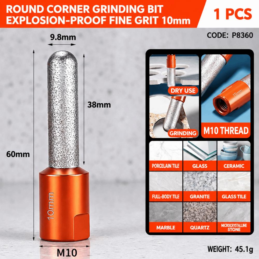 Extended Shank Radius Grinding Bit Fine Sand Angle Grinder Bit Hole Trimming Bit Wood Trimming