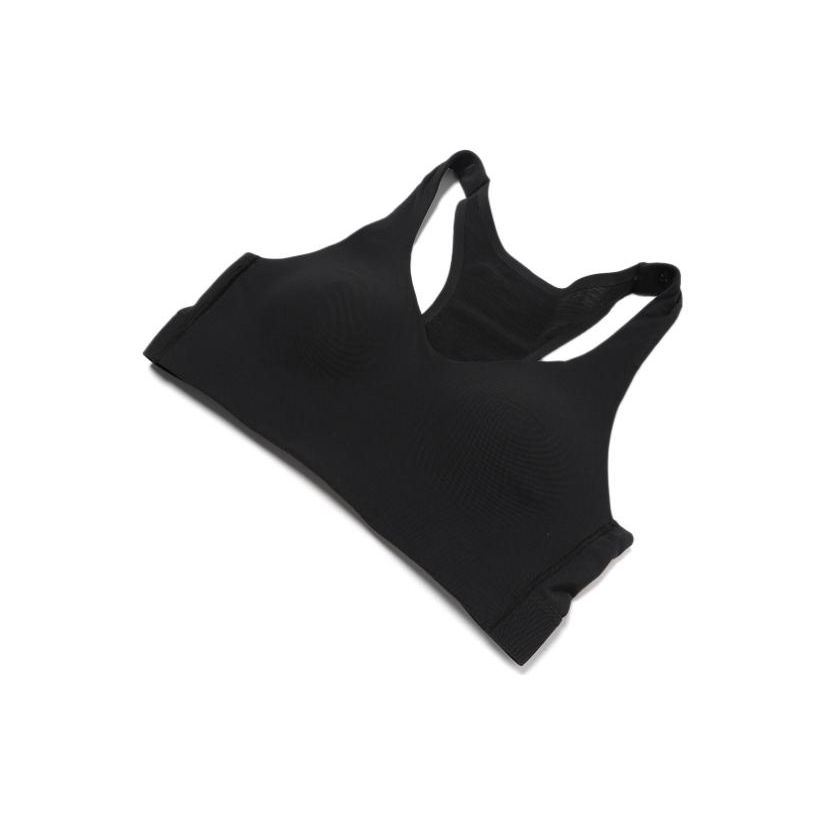 Li Ning Sports Lifestyle Series однотонное облегающее спортивное нижнее белье с логотипом, женское нижнее белье черного цвета AUBS058-1
