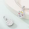 Exquisite 925 Silver Heart Love Charms Beads Fit Exquisite Bracelet Necklace Diy Charms Women Man Jewelry Gift