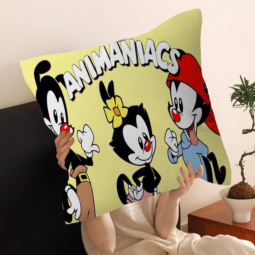 Мультфильм Animaniacs 45*45см Наволочка Декоративная Наволочка для Подушки Домашняя Наволочка для Подушки на Диван