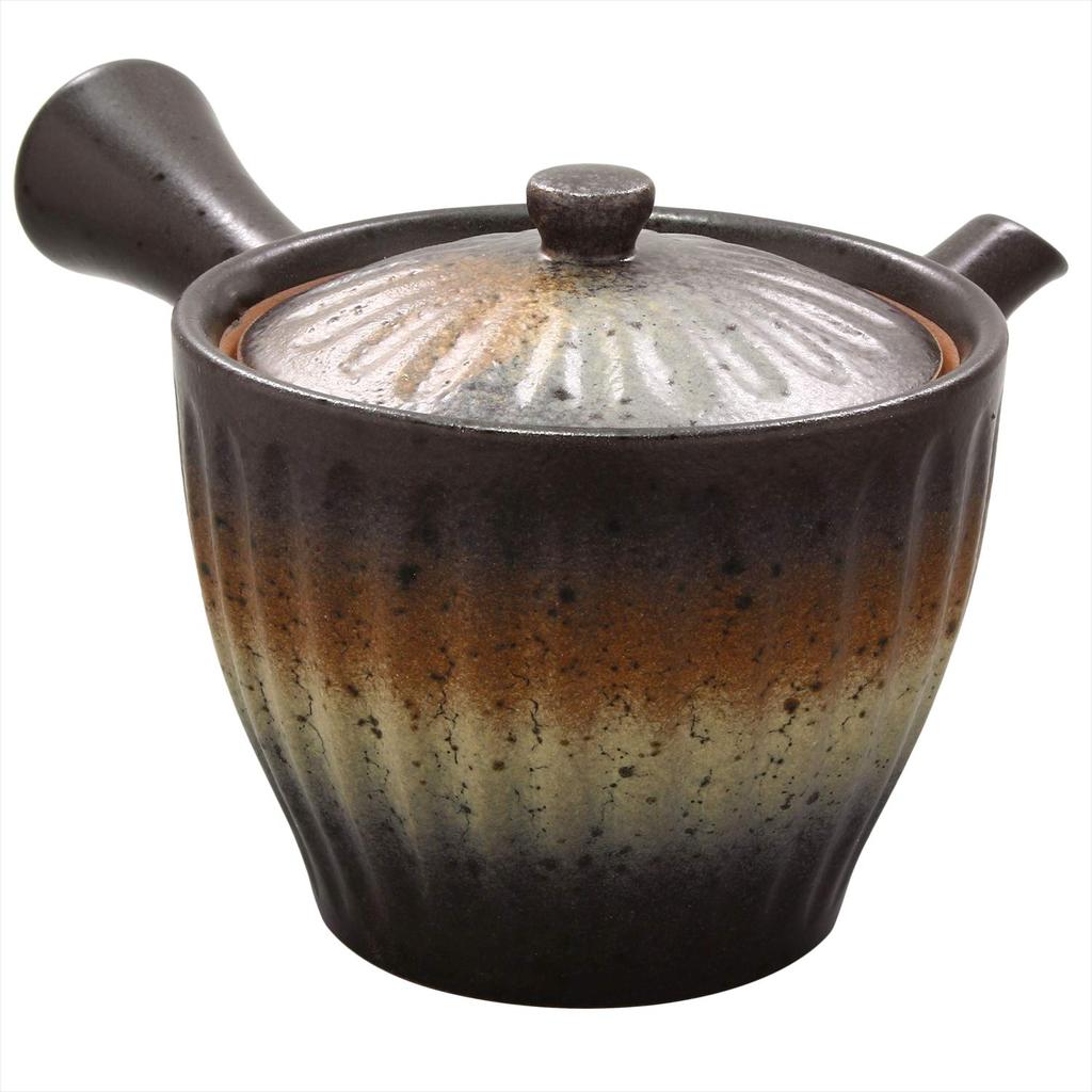 Чайник Ichikyu Mino Ware Bizen Style Sogi Type Сделано в Японии Коричневый 360 мл 585-18