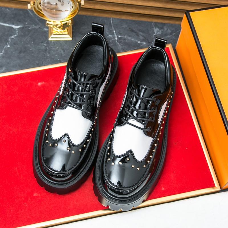 Мода Модный Дизайнер Новые Мужские Остроносые Белые Черные Комбинированные Оксфорды Увеличивающие Рост Броги Обувь Свадьба Выпускной Вечер Вечер Встречи Обувь