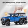 1/32 Dodge Mammoth 1000 6*6 TRX RAM Hennessey Внедорожный Пикап Внедорожник Сплав Литой Модель Автомобиля Детские Игрушки Коллекционные Подарок Мальчику
