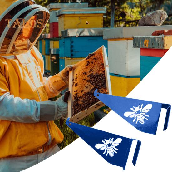 2 Pcs Beehive Inspection Stand Beehive Frame Holder Stainless Steel Beehive Perch Support Bee Hive Stand Bee Boxes And Frame Starter Kit Beekeeping