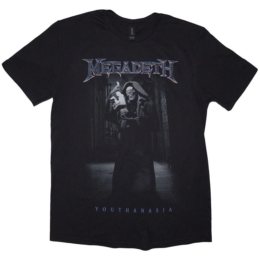 Мужская футболка Megadeth Youthanasia The Broker Маленькая Черная