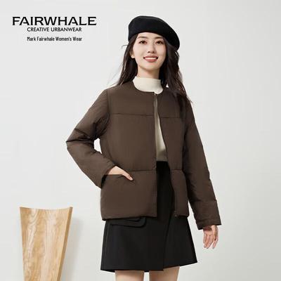 Женский легкий пуховик Mark Fairwhale с круглым вырезом
