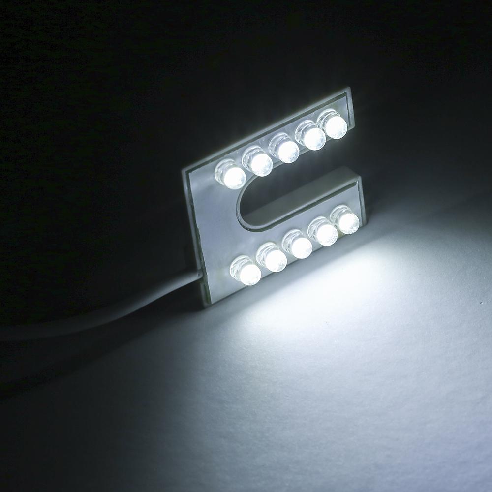 AC110-250V 2W 10LEDs U-образная лампа для швейной машины с фиксированным основанием для работы по дому