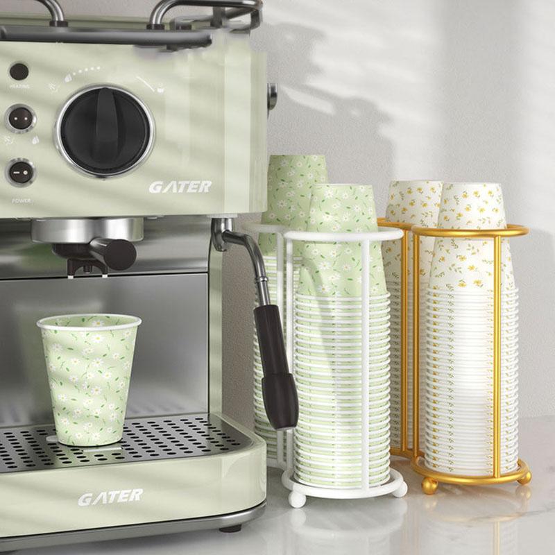 1 шт. одноразовый держатель для стакана в кофейне, стойка для хранения стаканов, многофункциональный держатель для бумажных стаканов, держатель для стакана на барной стойке с трубочкой