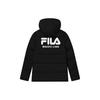 Letter Logo Printed Thickened Hooded Down Jacket Men Outerwear Black F11M149901F-BK
