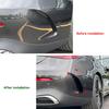 For Mercedes-Benz CLE Coupe C236 2025 + AMG Car Carbon Fiber Grain Rear Air Knife Blade Spoiler Car Sticker Exterior Accessories