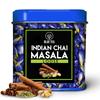 СИНИЙ ЧАЙ - Индийский чай Масала Chai | Успокаивающий чай Масала - 50 г - 50+ чашек | ПРЯНЫЙ ЧАЙ МАСАЛА | Имбирь, Кардамон, Корица | Без кофеина | Он