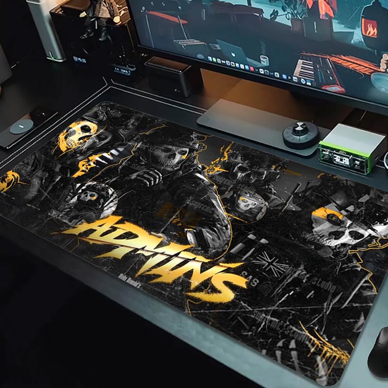 Duty Call Ghost Color Mouse Pad Large Gaming Table Cushion Non-slip Laptop Tablet Big Mousepad XXL Mat Mini PC Playmat With Lock edge