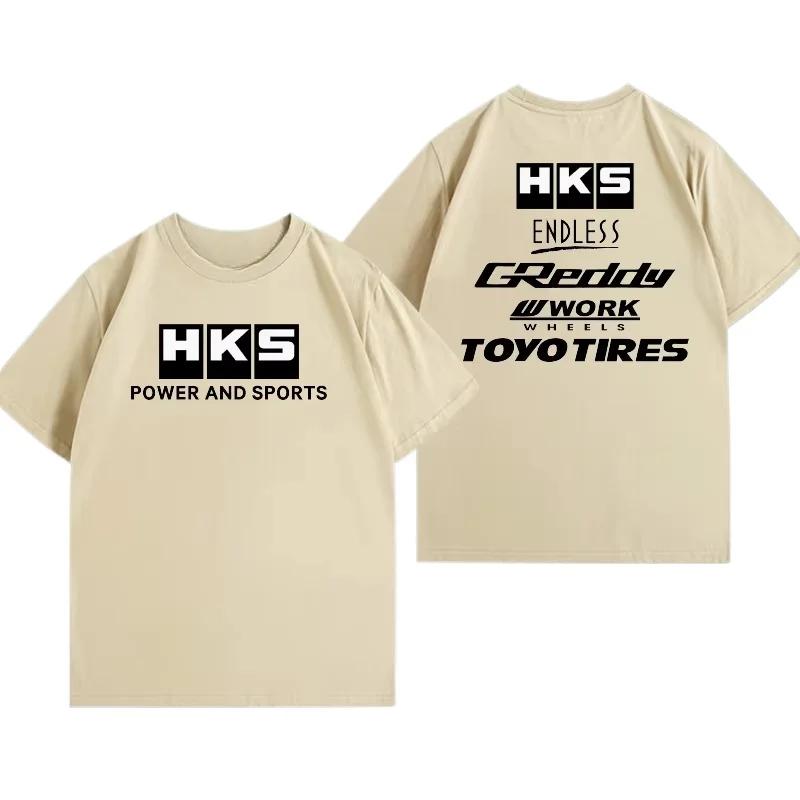 2026 Unisex Fashion Cool Tshirt Japan Jdm Modified Car Hks Endless Tshirt Unisex Unisex Vintage Casual Print Causaltshirt Top