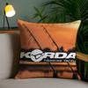 K-KordaS Рыболовные снасти Наволочка Офисный диван Стул в общежитии Спинка Короткий плюш Двусторонняя печать Домашняя Наволочка