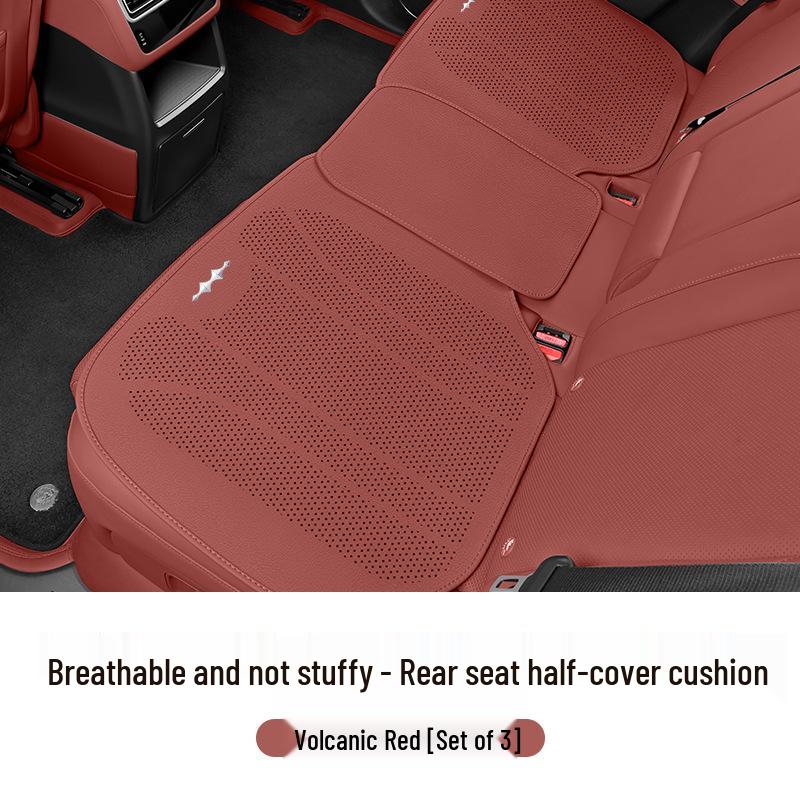 BYD Summer Seat Cushion: Ultra-Thin, Breathable, Universal Fit for Titanium 3/7, Leopard 5/8