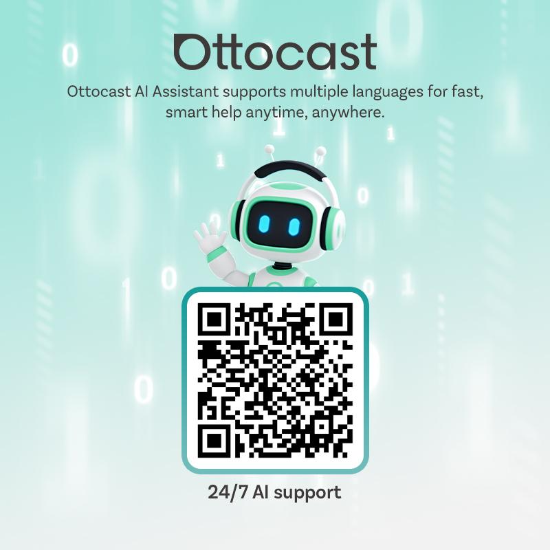 OTTOCAST Car TV Mate C4 Беспроводной адаптер Android Auto CarPlay Поддержка HDMI входа Видеоконвертер для ТВ-стиков Игровых консолей
