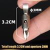 Mini Double Head Screwdriver Bit Key Chain Ph1 Phillips Cross And Flat Slotted Screwdriver Bits 32Mm Length