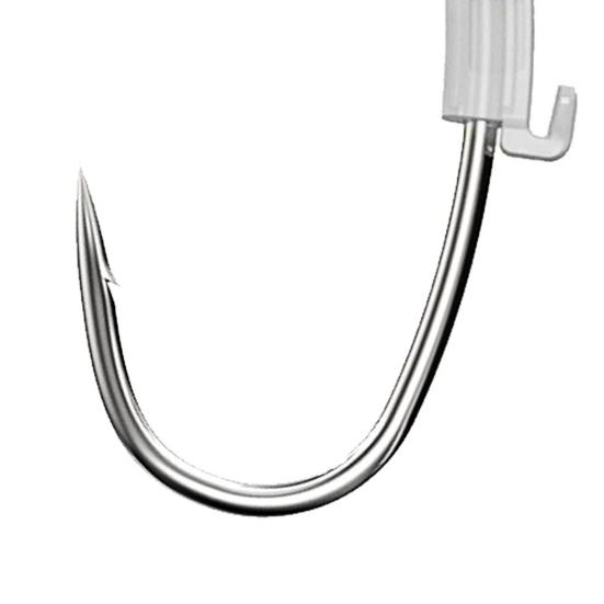 3/5/10/20Pcs Luminous Live Fishhook with Barbed Shrimp Fixing Hook Glow-in-the-dark Offset Freshwater Saltwater Catfish