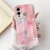 For Infinix Hot 12 Play Case Silicone Cute Fashion Butterfly Love Painted For Cover Inifnix Hot 12 Play Phone Case X6816 X6816C