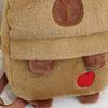 Embroidered Capybara Plush Backpack Cute Large Capacity School Bag Cartoon Animal Daypack  Gifts