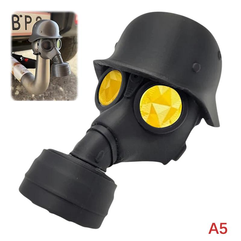 5 стилей крышка фаркопа со стальным шлемом и противогазом, 3D-печатная крышка шара фаркопа, предотвращающая ржавление приемной трубы