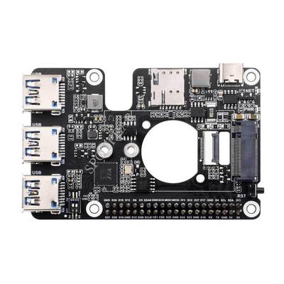 Raspberry Pi 5 PCIe to M.2 4G/5G & USB 3.2 Nano-SIM плата расширения для высокоскоростного Интернета