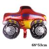3D Стерео Мультяшный Сборный Автомобиль Алюминиевая Пленка Hot Wheels Вечеринка Воздушный Шар День Рождения Стоящая Игрушка Украшение 3D Пазл Гоночный Автомобиль